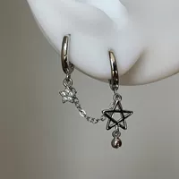 Звезды остаются с ушными пряжками одиночной группы S925 Серебряная игла [раздача]