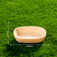 15 # кремово-белая прямоугольная бамбуковая корзина, 28 стилей