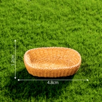 13 # коричневая прямоугольная бамбуковая корзина, 28 стилей