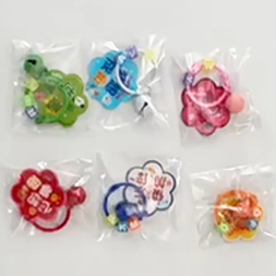 Event Prizes, Flower Inspirational Text Keychains, Cute Student Key Rings, Bell Pendants, Acrylic Bag Charms