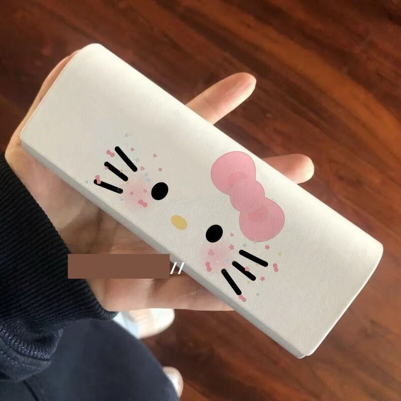 Glasses Case for Girls, High-Quality Glasses Case, Large Size, Student-Specific Glasses Case, Portable, Lightweight, Pressure-Resistant, Cat-Shaped Magnetic Suction Type Glasses Case for Girls, High-Quality Glasses Case, Large Size, Student-Specific Glasses Case, Portable, Lightweight, Pressure-Resistant, Cat-Shaped Magnetic Suction Type