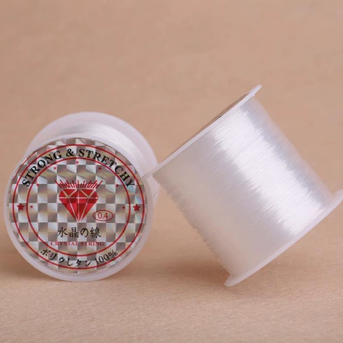 Японская импортная эластичная прозрачная плетеная пластиковая леска