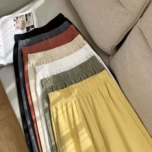 Lantern Pants Dance Cotton and Linen Sports Women's Spring a