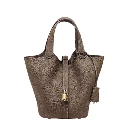 Новая сумка-корзина соответствующего цвета, сумка-ведро из натуральной кожи,