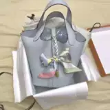 Новая сумка-корзина соответствующего цвета, сумка-ведро из натуральной кожи,