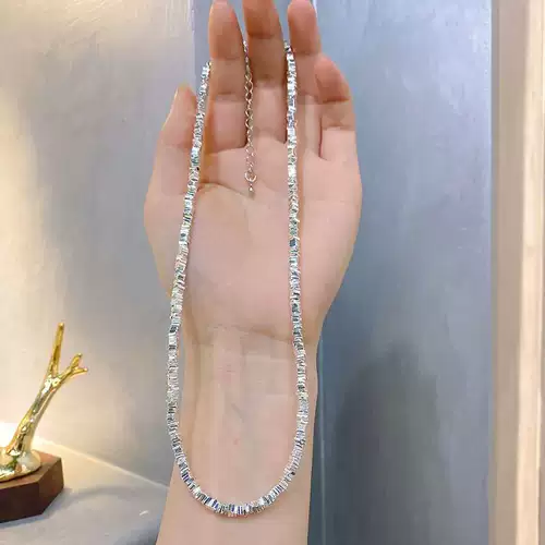 05 Четыре блок для волос с разбитым серебряным ожерельем Light Luxury Tempe