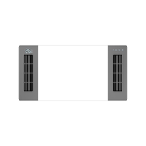 Oulin three-core air-heated bathroom lamp bathroom heating integrated ceiling exhaust fan lighting integrated bathroom heater