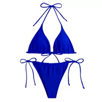 Синий купальник