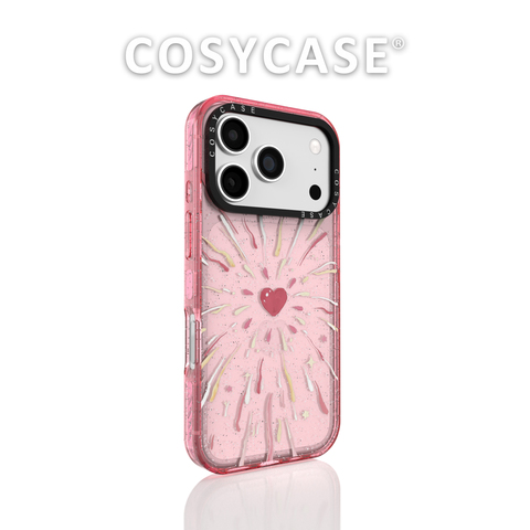 For Girls, Hearts & Flowers Glitter MagSafe – 17/16/15/14/13 iPhone Case