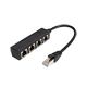 네트워크 크리스탈 헤드 RJ45 1-2 네트워크 케이블 4방향 포트 네트워크 포트 1-2선 남성-여성 변환 분배기 1-2 변환 연결 도킹 커넥터 rj45 인터넷 광대역 네트워크 3방향 포트 IPTV