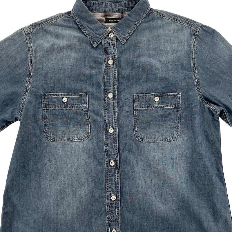 Джинсовая рубашка vintage古着美式复古阿美咔叽水洗做旧长袖日系牛仔衬衫男女n2