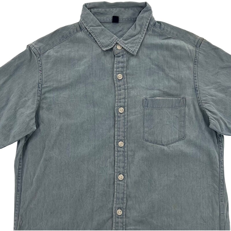 Джинсовая рубашка vintage古着美式复古阿美咔叽水洗做旧长袖日系牛仔衬衫男女n2