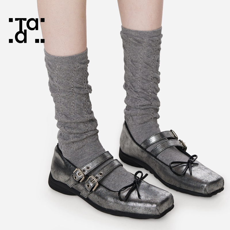 Stacked Socks for Women, New Spring and Autumn Calf Socks, Gray Long Socks, Japanese Style Jk Girl Summer Thin Seamless Socks