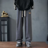 Вельветовая лампа, осенние штаны, повседневные брюки, в американском стиле, свободный прямой крой