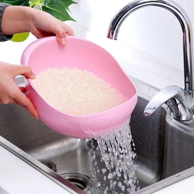 Home Naughty Wash Rice Wash Rice Sieve Wash Basin Drain Basket Multifunction Kitchen Vegetable Basket Fruit Pan Fruit Basket-Taobao