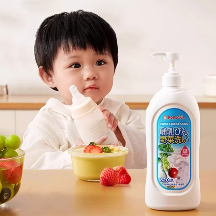 chuchu啾啾奶瓶清洗剂果蔬清洁剂清洗液婴儿宝宝进口洗洁精洗水果