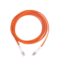 电信级PVC橙色铠装多模双管双芯光纤跳线50 125（OM2）八字光缆防鼠咬抗拉抗压LC转LC-SC-FC-ST