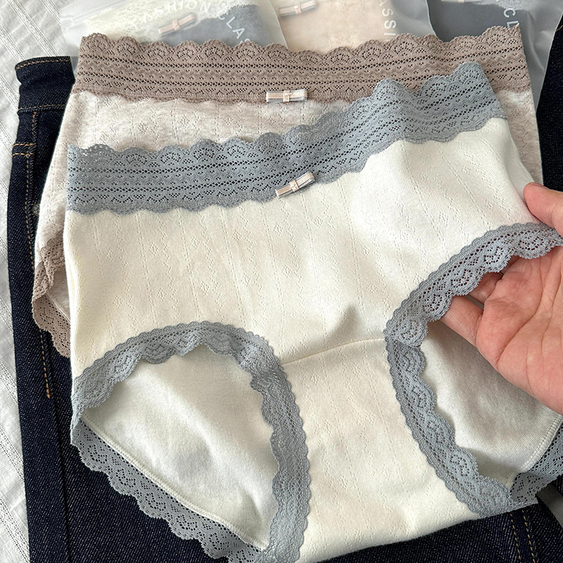 Japanese-Style Pure Desire Girl Style Seamless Panties for Women, Mid-High Waist Pure Cotton Summer Thin 2026 New Model Triangle Panties Japanese-Style Pure Desire Girl Style Seamless Panties for Women, Mid-High Waist Pure Cotton Summer Thin 2026 New Model Triangle Panties