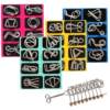 Nine-Link Puzzle Unlocking Rings, Educational Toys for Children and Primary School Students, Luban Lock, Kongming Lock, Complete Set of 24 Pieces