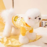 [Dog Sain] Симпатичная печать для собак с капюшоном, летняя большая батон