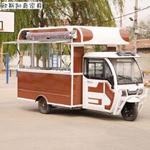 Lijia tricycle multi-functional electric snack food cart stall mobile breakfast RV mobile food stall cart