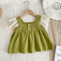 Girls Summer Vest Camisole Baby Western Style Childrens Ko