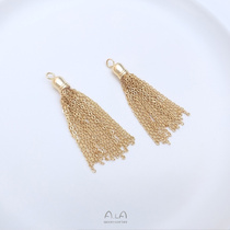 14K gold-filled color-preserved handmade chain tassel pendant diy earrings earrings ear buckle pendant bracelet jewelry pendant
