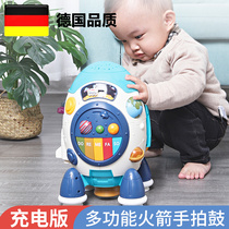 German childrens aviation rocket hand drum baby educational toy enlightenment early education machine 3-6 years old baby toy male