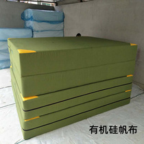 Manufacturer wholesale high-density sponge mat high jump protective sponge bag taekwondo somersault sponge bag somersault mat