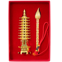 Alloy Wenchang Tower Wenchang Pen Gold List Named Wenchang Pen Wenchang Tower Home Furnishings