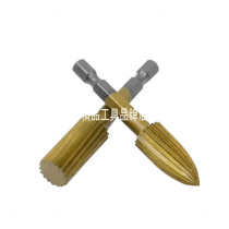 New electric grinding head 6 3mm handle hexagonal handle 5-piece special-shaped file set high-speed steel woodworking rotary file