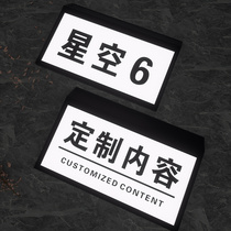 Villa courtyard solar luminous house light outdoor rainproof automatic charging martial arts custom community number sign