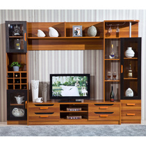 Simple modern living room TV cabinet coffee table combination TV cabinet fashionable floor cabinet TV wall cabinet factory direct supply