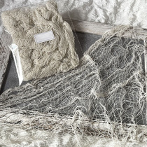 Wandering fishing net cloth ocean style junkjournal art junk magazine retro handbook decoration