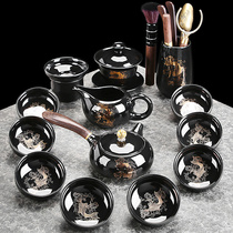 Supplies on the tea table Kung Fu tea set Chinese style office teapot side handle teapot set