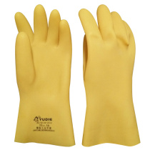 Rubber labor protection gloves wear-resistant waterproof anti-cut anti-slip acid and alkali resistant chemical plastic work labor work