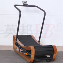 Commercial wooden unpowered crawler treadmill household mechanical walking machine indoor aerobic fitness equipment foreign trade