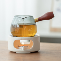 Warm tea warm tea stove flower teapot candle tea stove ceramic base heating stove hotel restaurant roasted orange boiled Yangzhi