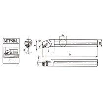 Crown punching 91° CNC inner hole tool holder S20Q S25R S32S S40T-MTFNR L complete specifications