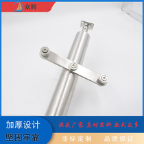 304 stainless steel stair handrail column household glass balcony guardrail stair guardrail handrail