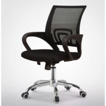 Black mesh lifting computer office chair home modern simple swivel chair breathable staff chair staff seat