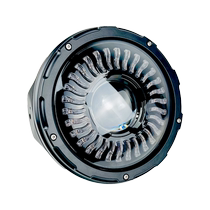 Suitable for Benda Greystone 250 motorcycle modified headlight 8-inch LED retro angel eye headlight assembly without damage