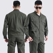 Zuosike summer work clothes suit mens thin labor protection clothing wear-resistant anti-scalding welding clothing for workers in the workshop