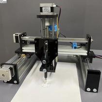 XYZ three-axis stepping positioning slipway suit suitable for learning experimental teaching can do straight line and draw round imputable