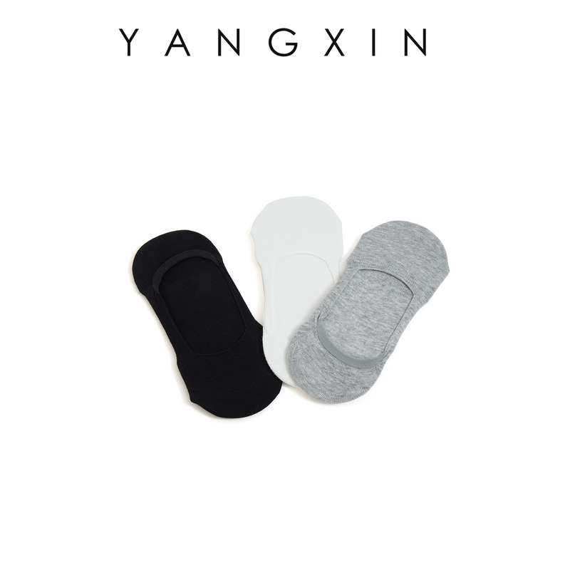 Ageless [Ink-Dyed Clear Boat] Pure Cotton Thin Breathable Non-Suffocating Versatile Boat Socks Sp04078