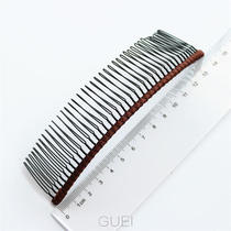 Lengthened extra-long Liu Hai Broken Hair Pressure Hair Clip Top Card Iron Tooth Hair Comb and Liu Haicomb Hair Stirrup 40 Teeth High-end