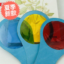 Sugar paper transparent light paper colored nail art glass g paper shredded kindergarten light transmission handmade diy material plastic paper