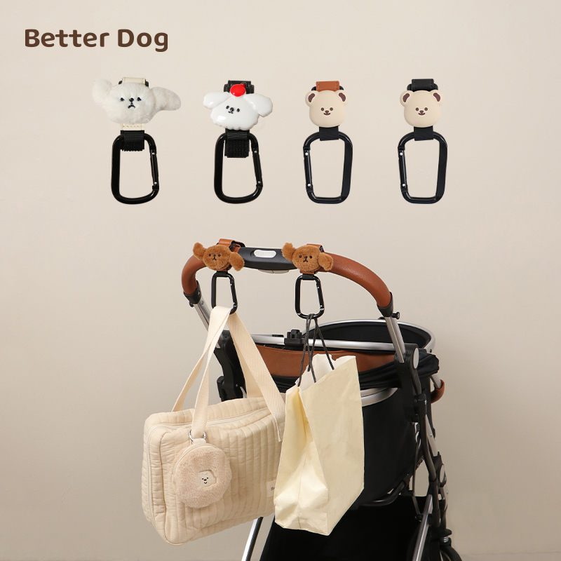 Pet Stroller Hook, Strong Load-Bearing Hanging Hook, Stroller Bag Hanging Tool, Universal Accessory for Dog and Cat Strollers