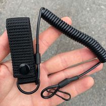 Elatic Lanyard Edc Rope Camping Equipment Tactical Anti-los