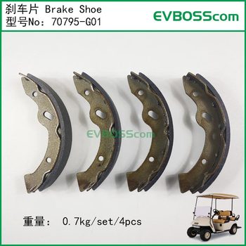 70795-g01 Brake Shoe/160 Drum Brake Pad for Yigao, Lvtong, Masier, Ezgo Vehicles